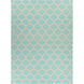 Frontier 66 X 42 inch Ivory, Aqua Rug