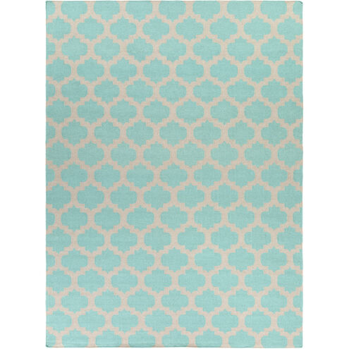 Frontier 66 X 42 inch Ivory, Aqua Rug
