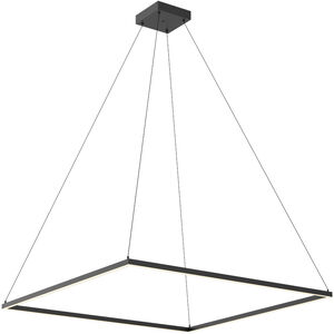 Piazza 47.25 inch Black Pendant Ceiling Light