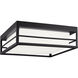 Dearborn LED 12 inch Midnight Black Ceiling Flush Mount Ceiling Light