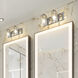 Beckett 2 Light 16 inch Chrome Vanity Wall Light