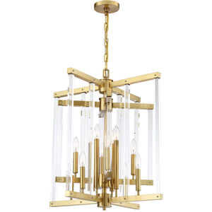 Regent 12 Light 24 inch Polished Brass with Acrylic Chandelier Ceiling Light 