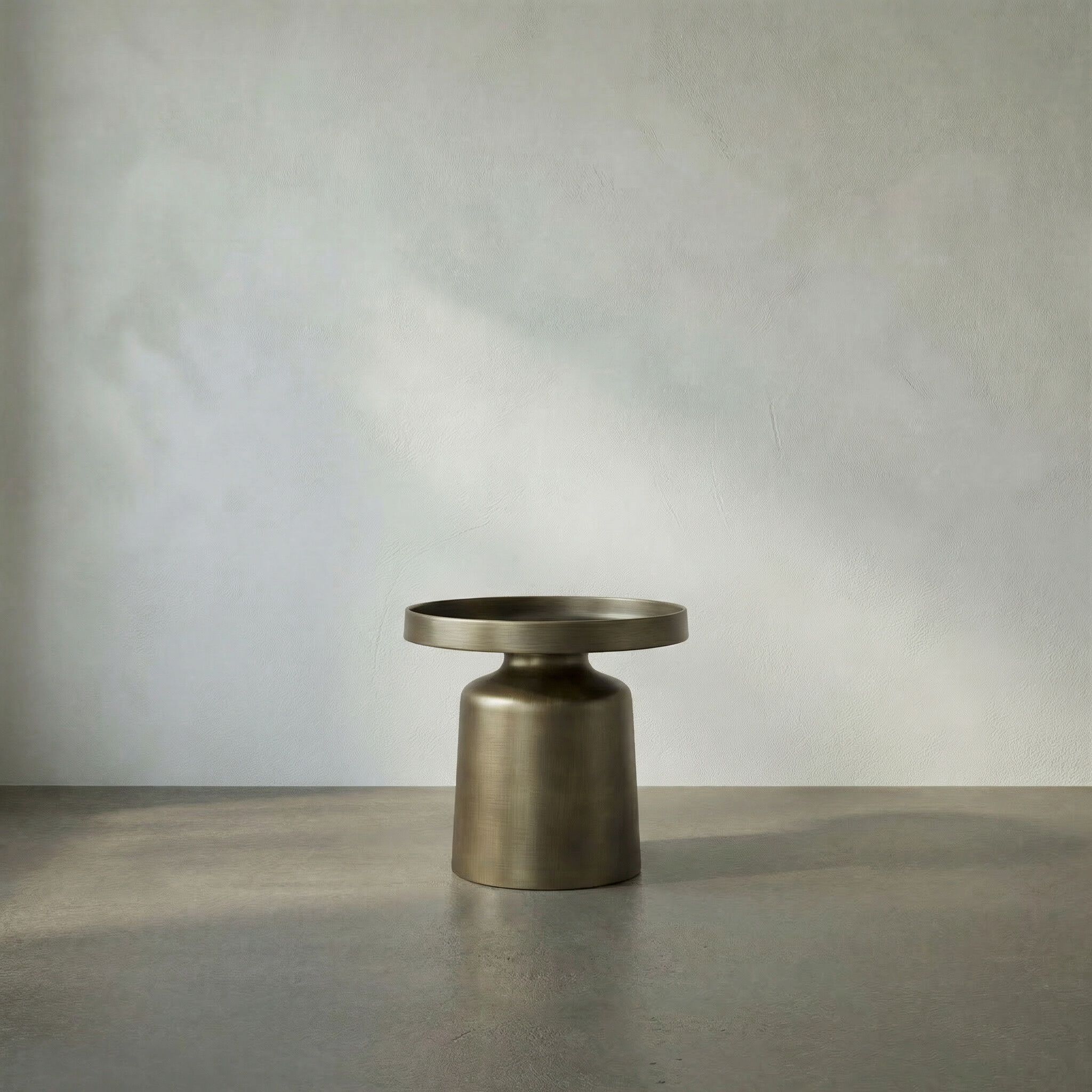 Lee 19 X 19 inch Aged Brass Side Table