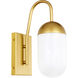 Kace 1 Light 4.8 inch Brass Wall sconce Wall Light