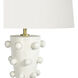 Pom Pom 32.75 inch 150.00 watt White Table Lamp Portable Light
