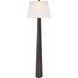 Chapman & Myers Fluted Spire 60.5 inch 150 watt Aged Iron Floor Lamp Portable Light in Linen