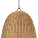 Coastal Living Beehive 1 Light 20.5 inch Natural Outdoor Pendant, Large