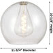 Downtown Urban Crown Point 1 Light 11.75 inch Matte Black Pendant Ceiling Light