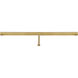 Sean Lavin Modern 9.9 watt Natural Brass Picture Light Wall Light, Integrated LED