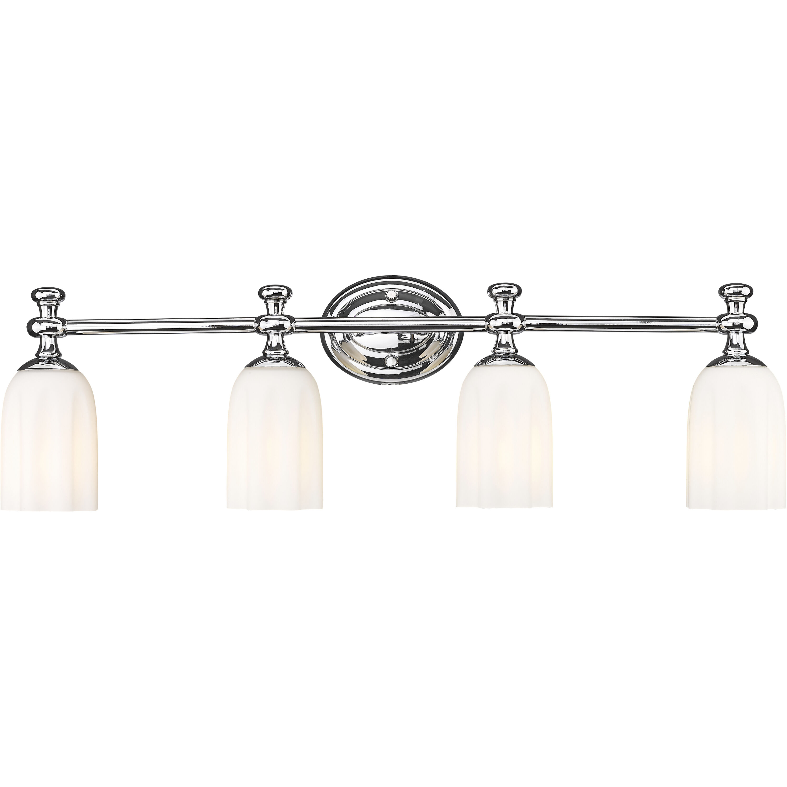 Orion 4 Light 31.25 inch Chrome Bath Vanity Light Wall Light