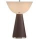 Conover 27.25 inch 60.00 watt Chocolate Brown Table Lamp Portable Light