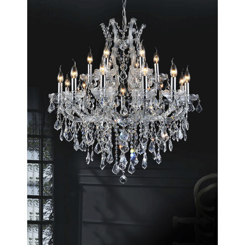 Maria Theresa 19 Light 32 inch Chrome Up Chandelier Ceiling Light
