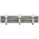 Lofty 3 Light 25.6 inch Silverado and Grey Bath Vanity Wall Light in Silverado/Grey Wood
