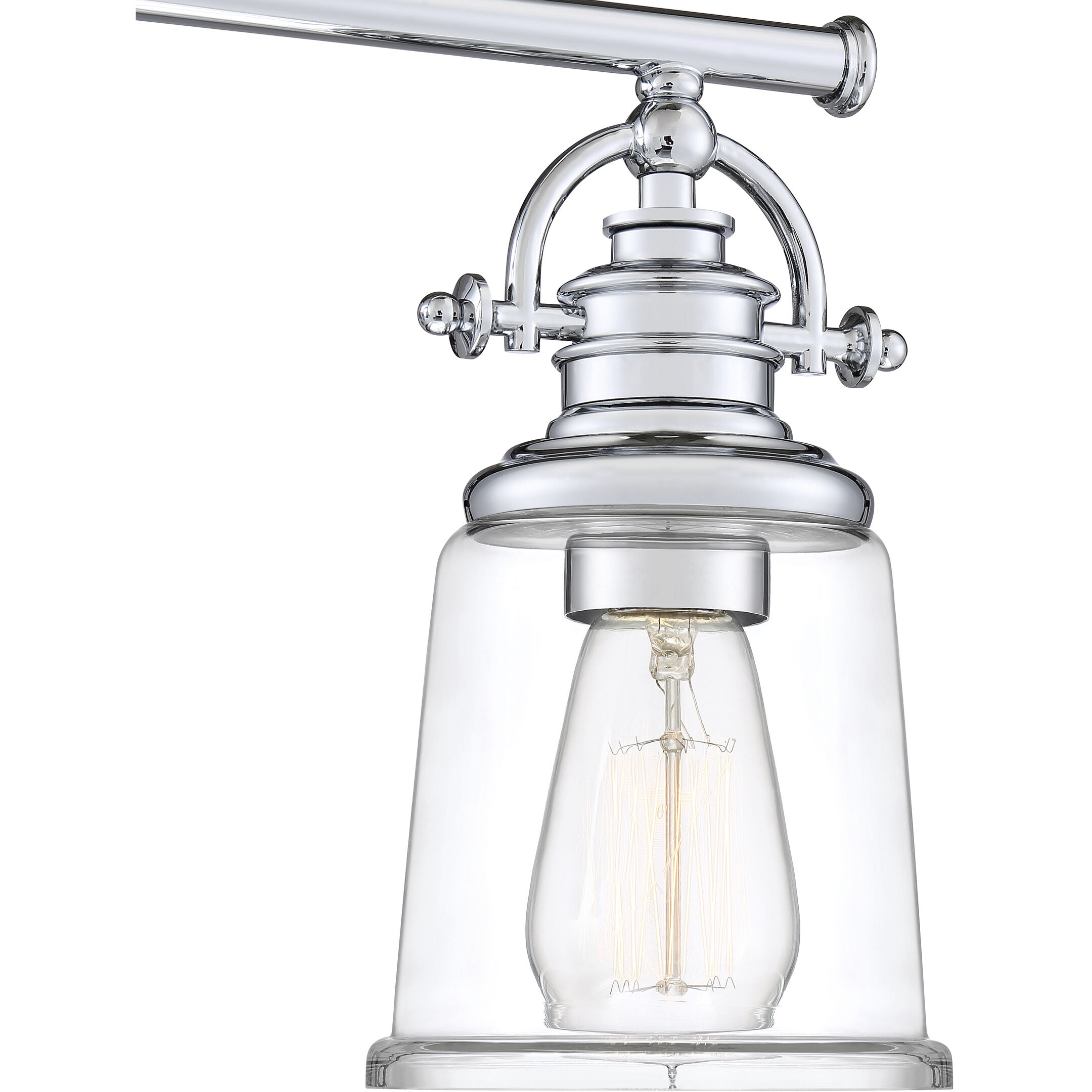 Grant 4 Light 32 inch Polished Chrome Bath Light Wall Light, Extra Large