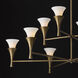 Nola 10 Light 48 inch Mystic Luster Chandelier Ceiling Light