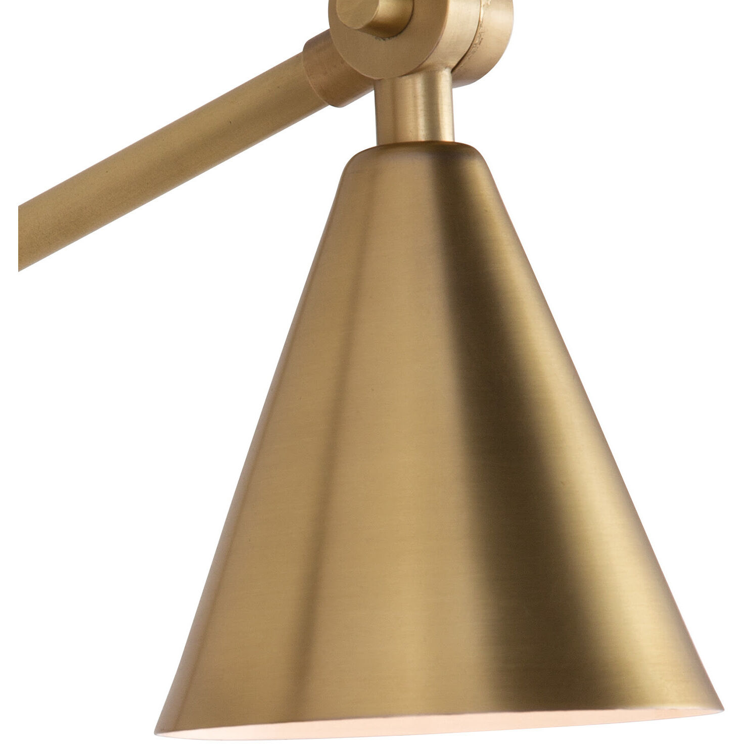 Sal LED 5 inch Natural Brass Wall Sconce Wall Light, Task