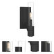 Rohe 1 Light 4.5 inch Textured Matte Black Sconce Wall Light