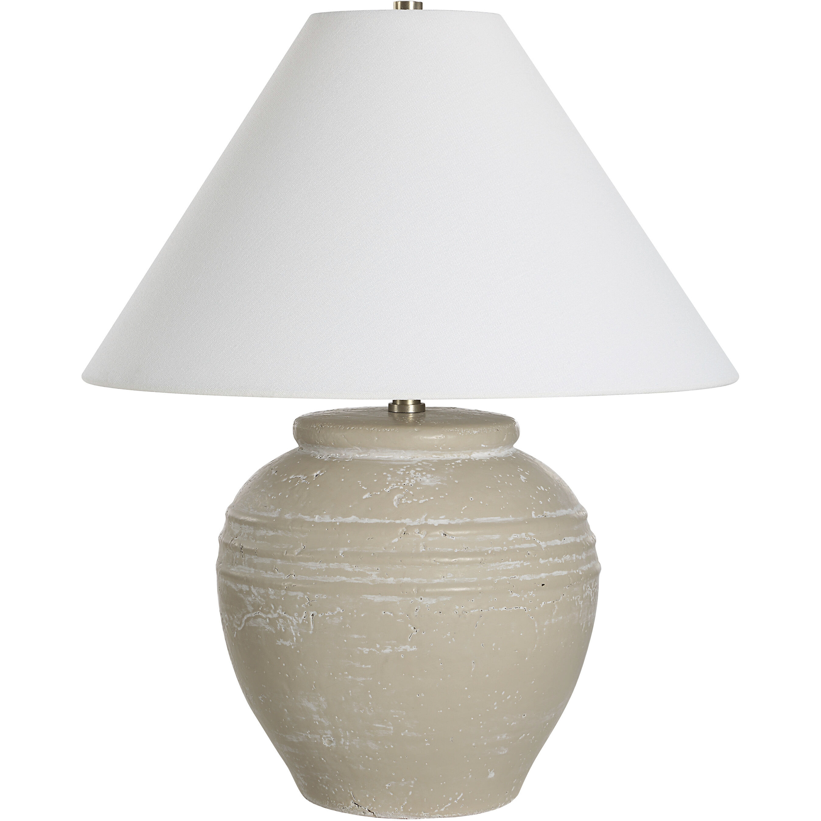 Fela 20.75 inch 8.50 watt Cream Wash Table Lamp Portable Light, Small