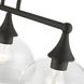 Glendon 3 Light 30 inch Bronze Linear Chandelier Ceiling Light