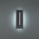 Midnight 1 Light 16 inch Black Outdoor Wall Light in 4000K, 16in.
