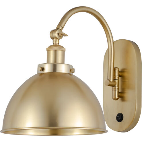 Ballston Urban 1 Light 10 inch Satin Gold Sconce Wall Light