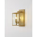Canada 2 Light 16.5 inch Brass Outdoor Wall Sconce