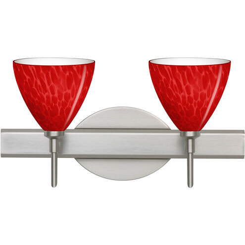 Mia LED 14.63 inch Satin Nickel Vanity Light Wall Light