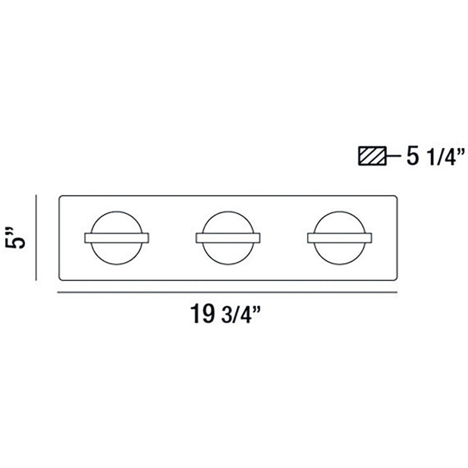 Ryder LED 19.75 inch Gold Vanity Light Wall Light