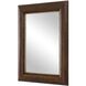 Donovan 43.25 X 31.75 inch Antique Walnut and Antique Gold and Burl Wood Mirror