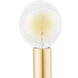 Lowcountry 5 Light Raw Brass Wall Sconce Wall Light