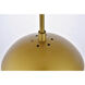 Oyster Bay 1 Light 8 inch Brass Pendant Ceiling Light