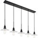 Waltz 5 Light 49 inch Black Pendant Ceiling Light