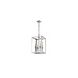 Canada 4 Light 12 inch Shiny Nickel Chandelier Ceiling Light, Candle Light