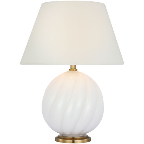 Julie Neill Talia 13 inch 2.00 watt White Glass Cordless Accent Lamp Portable Light