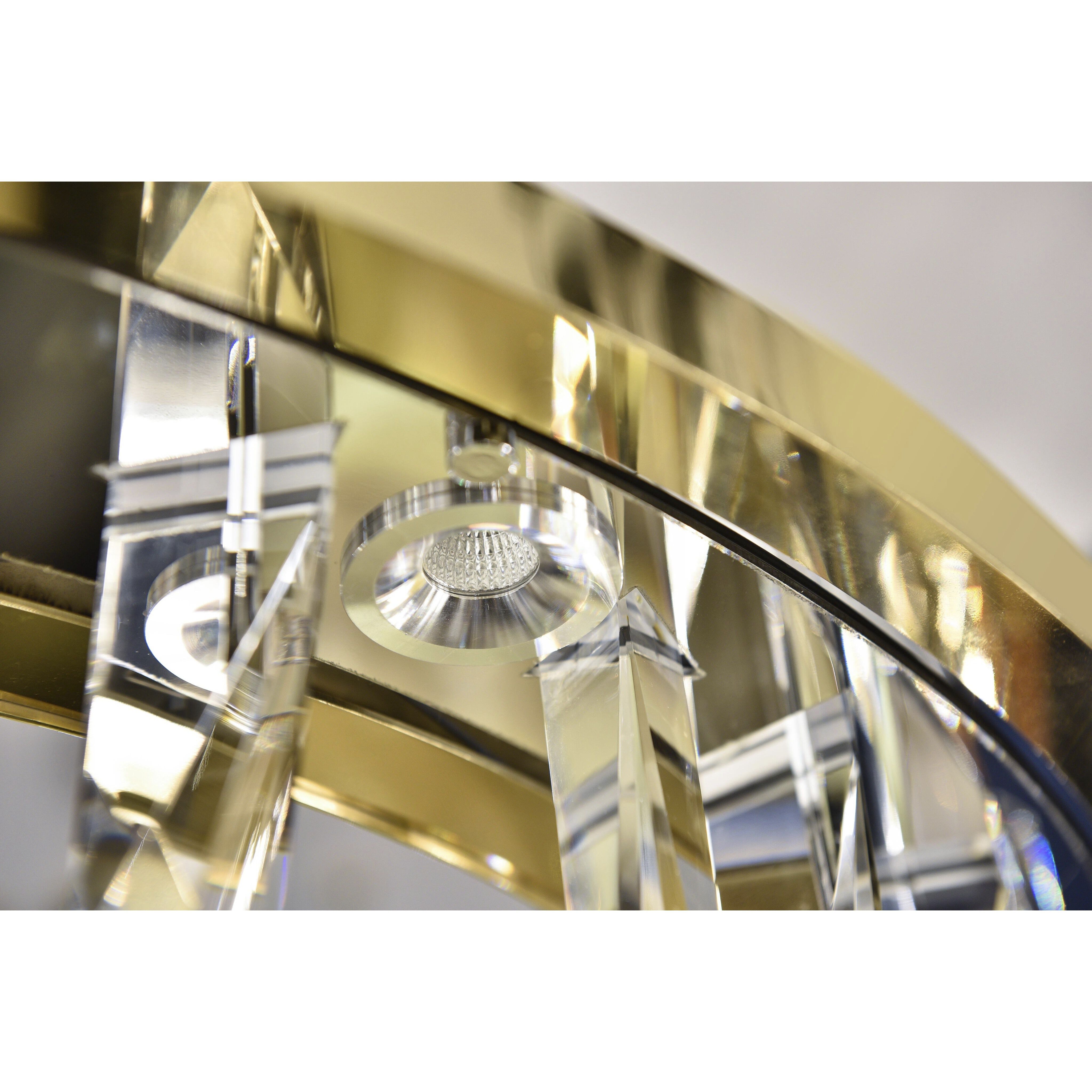 Canada LED 23.6 inch Gold Chandelier Ceiling Light