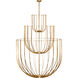 Sean Lavin Sanchi 4 Light 48 inch Polished Antique Brass Chandelier Ceiling Light