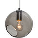 Maestro 8 1 Light Black Cord Pendant Ceiling Light