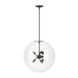 Sfera 6 Light 20 inch Black Pendant Ceiling Light