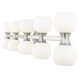 Artemis 10 Light 45 inch Brushed Nickel Vanity Wall Light