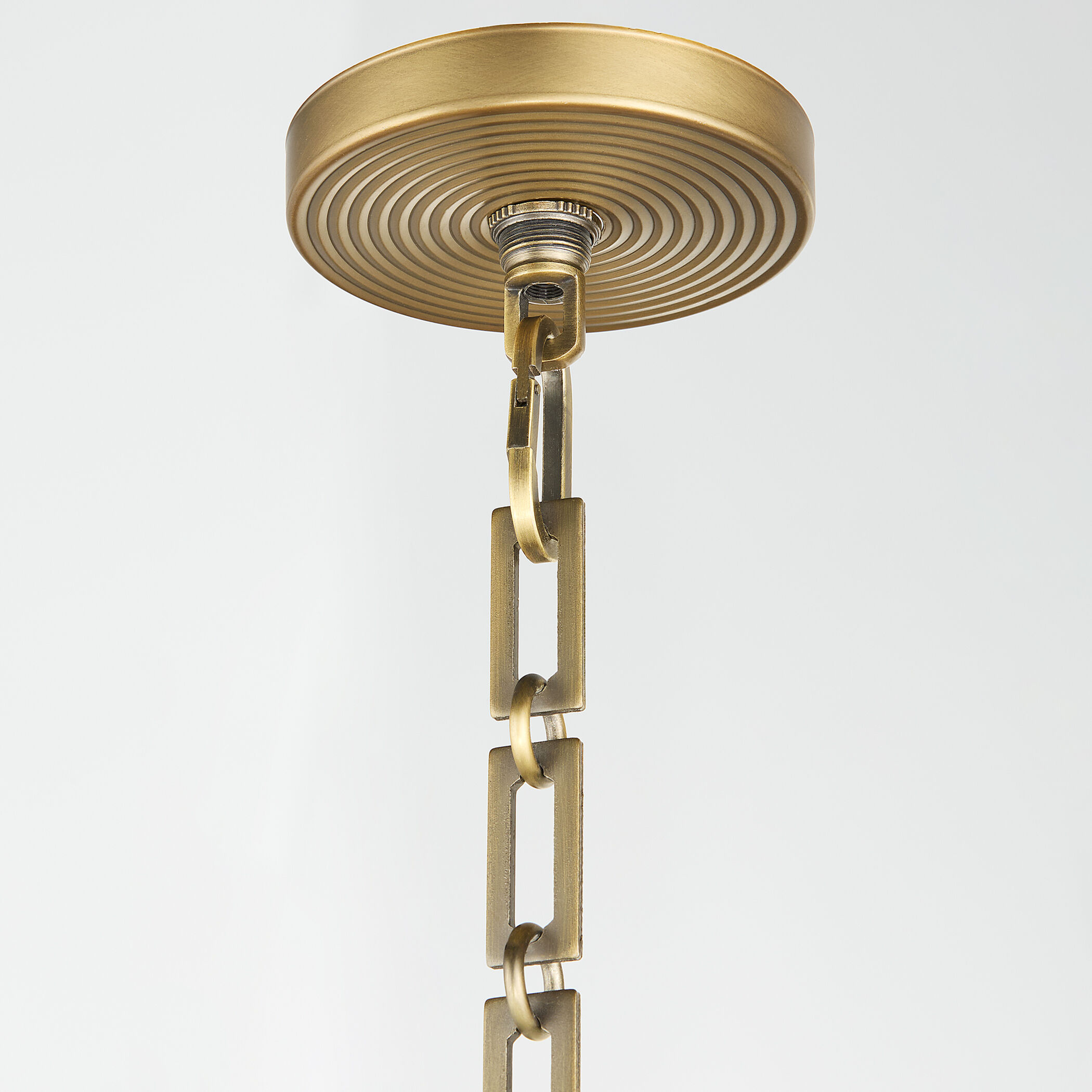 Belinder 4 Light 22 inch Non-Lacquered Brass Pendant Ceiling Light