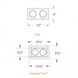 WAC LED White Recessed Lights