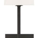 Lena Bath Sconce Wall Light in Black Forged