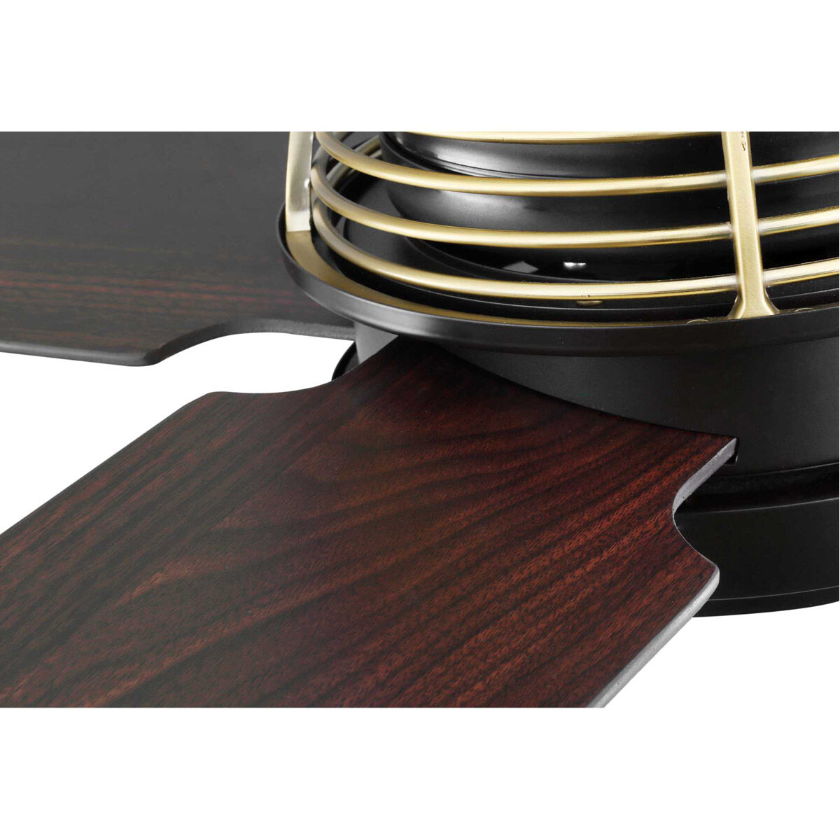 Shaffer 56 inch Architectural Bronze with Driftwood/Natural Cherry Blades Ceiling Fan