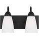 Sean Lavin Seville 2 Light 21.5 inch Midnight Black Wall Bath Fixture Wall Light