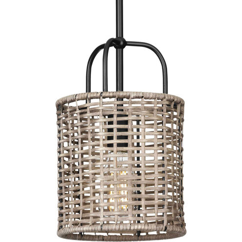 Lavelle 1 Light 8 inch Matte Black Mini Pendant Ceiling Light