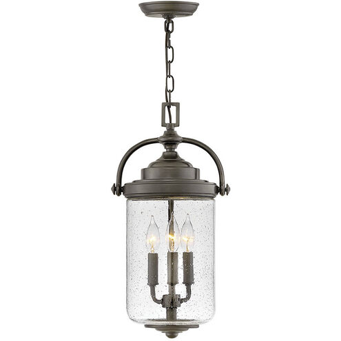 Coastal Elements Willoughby 3 Light 10 inch Oil Rubbed Bronze Outdoor Hanging Lantern
