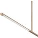 Overture LED 48 inch Champagne Gold Linear Chandelier Ceiling Light