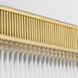 Marie Flanigan Menil LED 24 inch Soft Brass Linear Sconce Wall Light