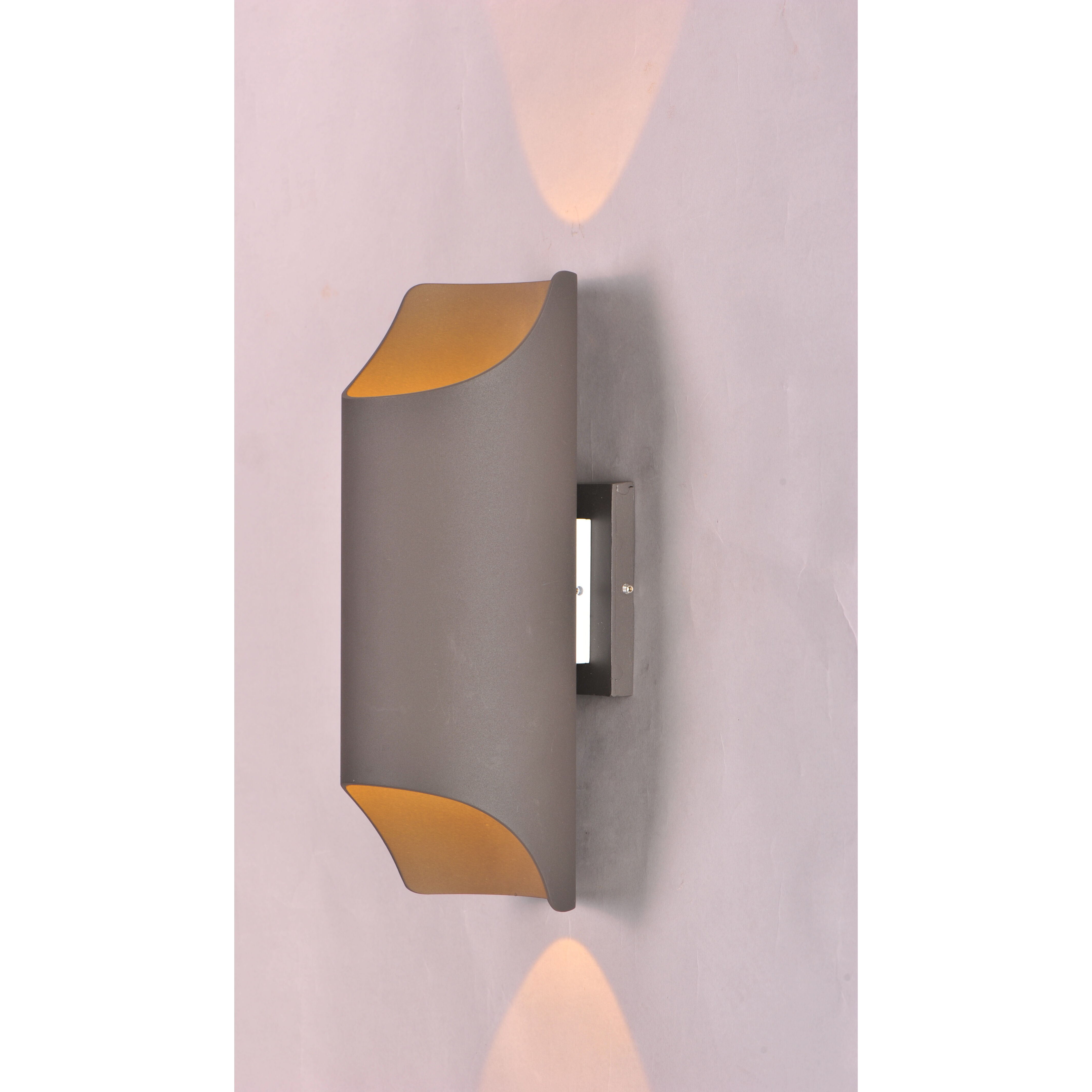 Lightray LED LED 14 inch Architectural Bronze Outdoor Wall Sconce in COB LED