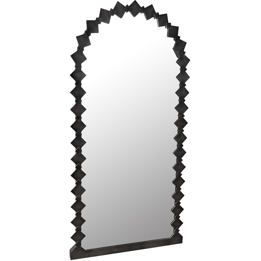 Aya 79 X 40 inch Unfinished Industrial Steel Mirror